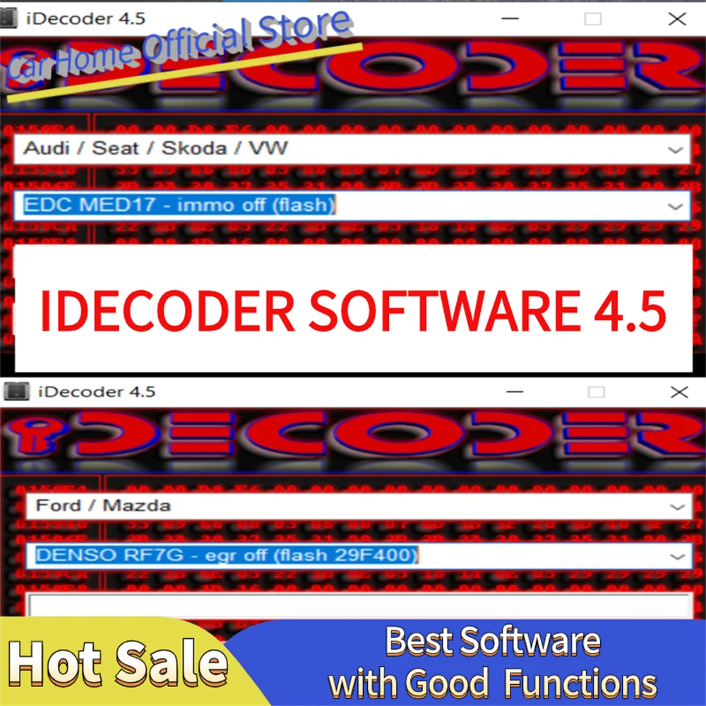 

IDECODER Software Last Version 4.5 Activation License Car Repair Tool With Multi-Functions Working For Many Vehicle Models