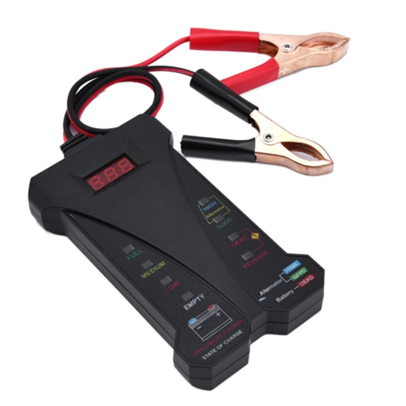 

Цифровой автомобильный тестер, 12 В, С LED Индикатором для зарядки