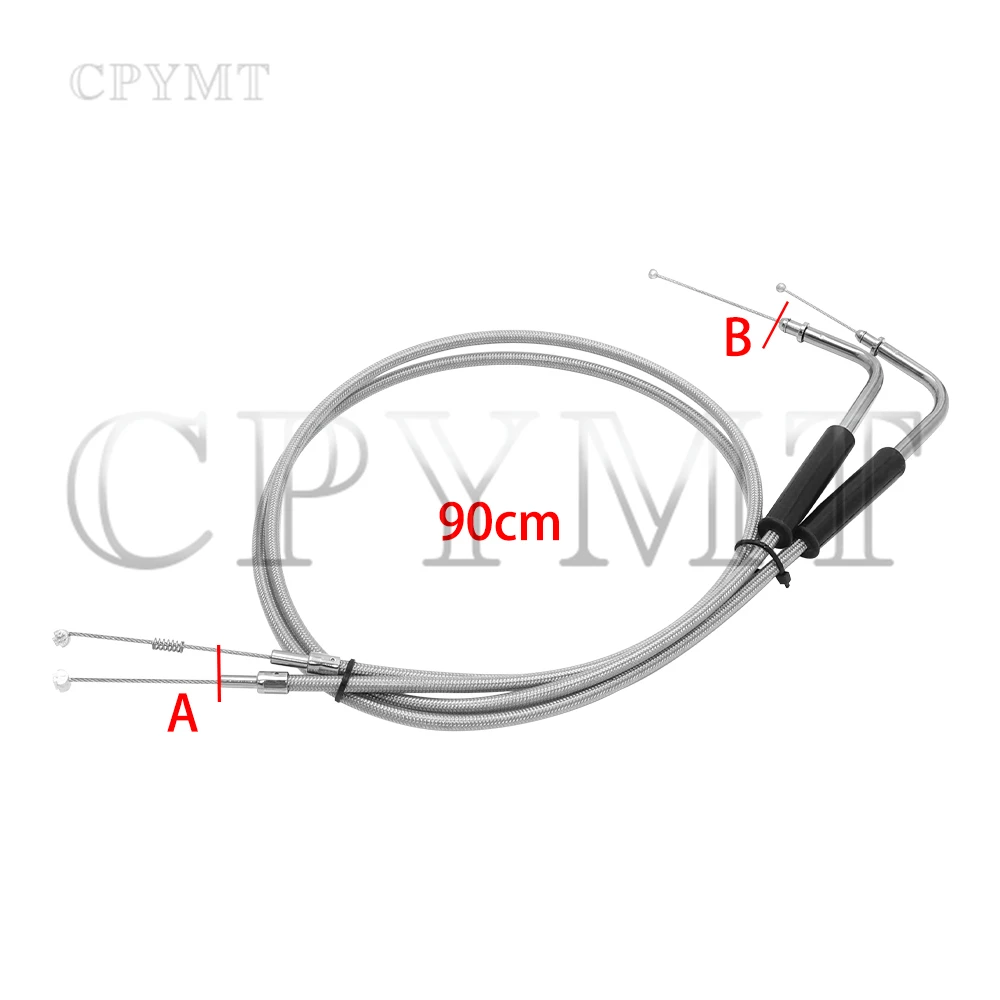 

Удлиненный трос дроссельной заслонки для мотоцикла, подходит для Harley Sportster XL 1200 XL883 2002-2014 Dyna Road King Electra Glide