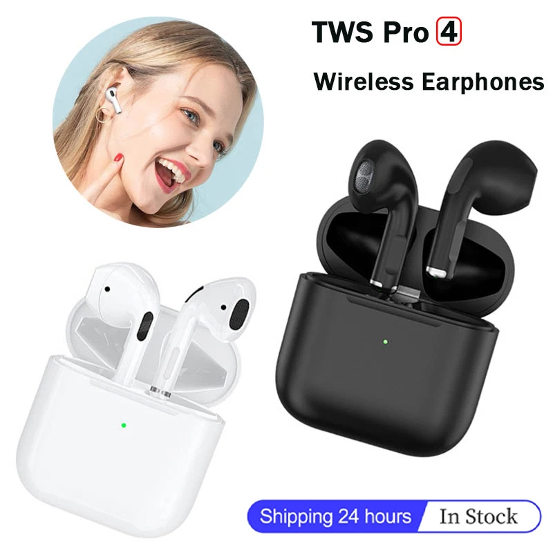 

Оригинальные беспроводные наушники Air Pro 4 TWS, наушники Fone, Bluetooth наушники с зарядным боксом, Спортивная гарнитура для смартфона Pro4, наушники