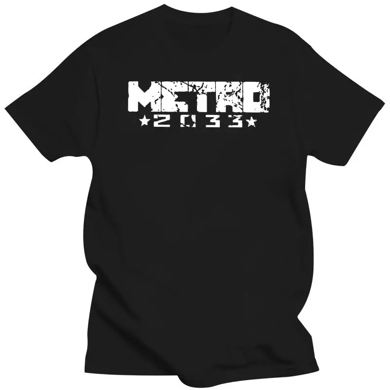 

2022 Man 2033 Metro Exodus T Shirts Gas Mask Toxic Games T-Shirt Novelty O Neck Short Sleeves Clothes Purified Cotton Tees Print