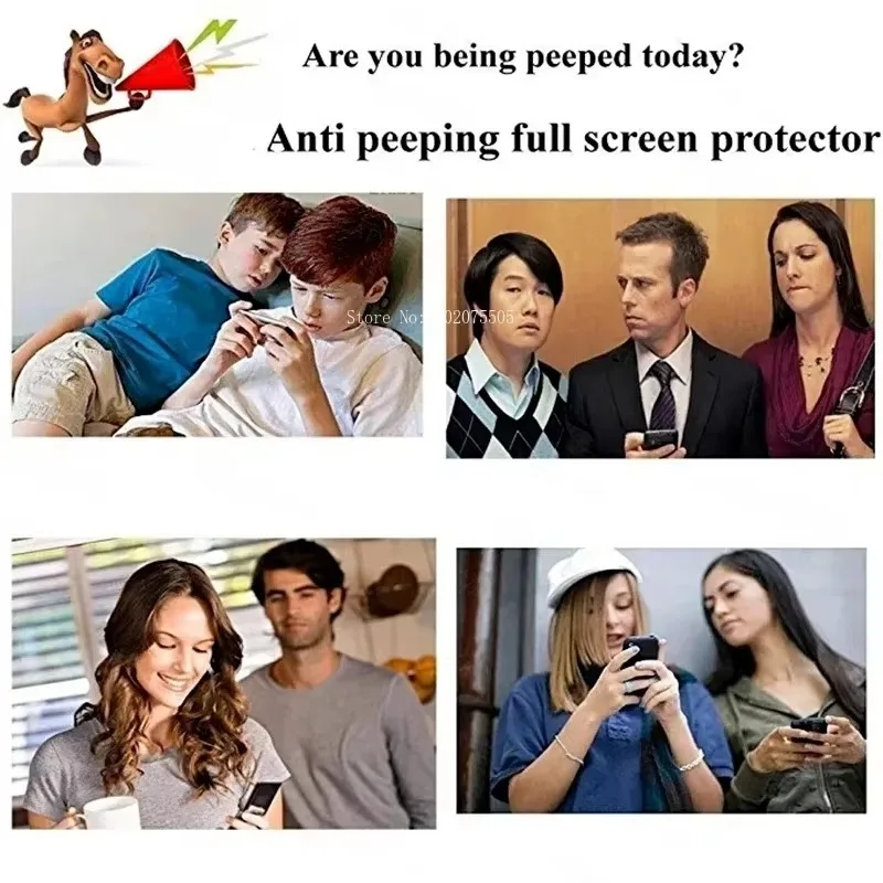 4 шт. гидрогелевая пленка для конфиденциальности Samsung S24 S23 S22 S8 S9 S10 Plus S21 S20 FE 5G A54 A34