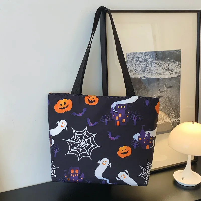 Осень 2024 новая Корейская версия вместительная сумка с забавным принтом