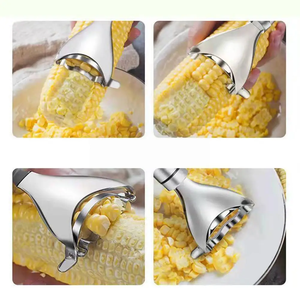 

Стальные кукурузные стрипперы, устройство для резки и очистки фруктов, инструмент для резки овощей, инструмент для обработки кукурузы Q1u4