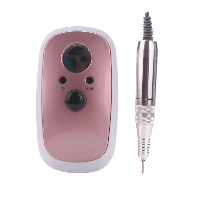 25000RPM Machine Pedicure Milling UV Gel Polish File Electric Machine Nail Drill Rechargeable Nail Polish Sander Remover Drill