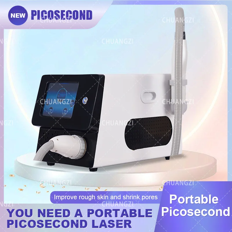 

2023 Picosecond 1064nm 755nm 532nm Nd Yag Laser Pico Laser Tattoo Removal Remove Freckles Birthmark Removal Machine