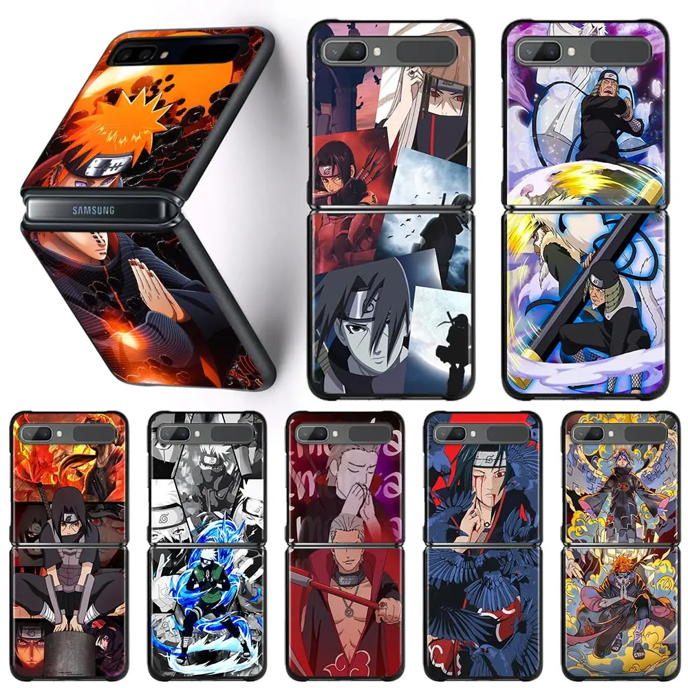 

Hatake Kakashi And Uchiha Sasuke Phone Case For Samsung Galaxy Z Flip 3 Z Flip3 5G Hard PC Cover zflip3 Shockproof Fitted Coque
