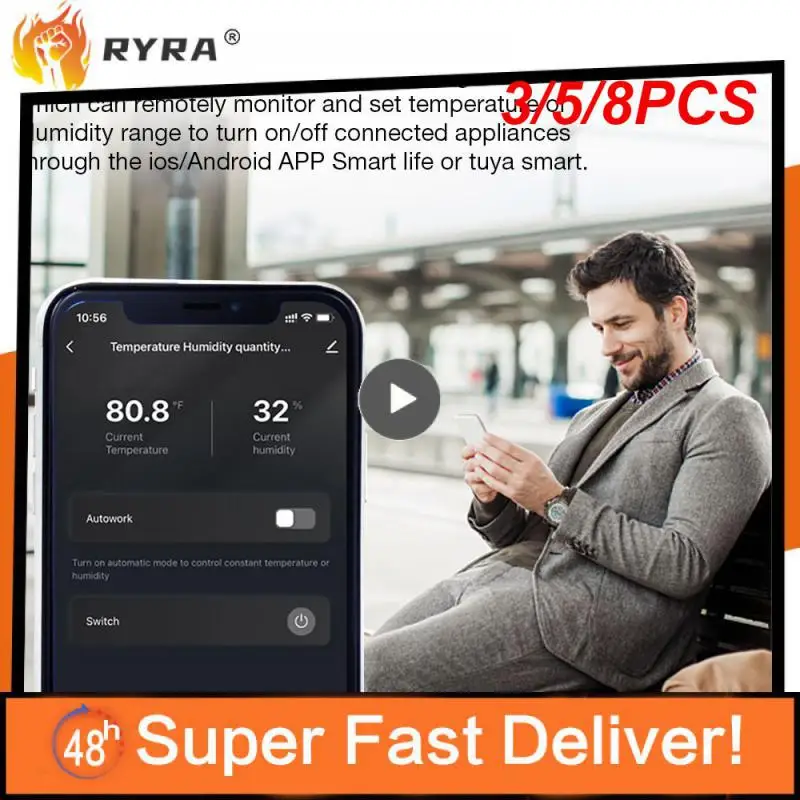 

Умный выключатель с поддержкой Wi-Fi и Alexa, 16 А, 3/5/8 шт.