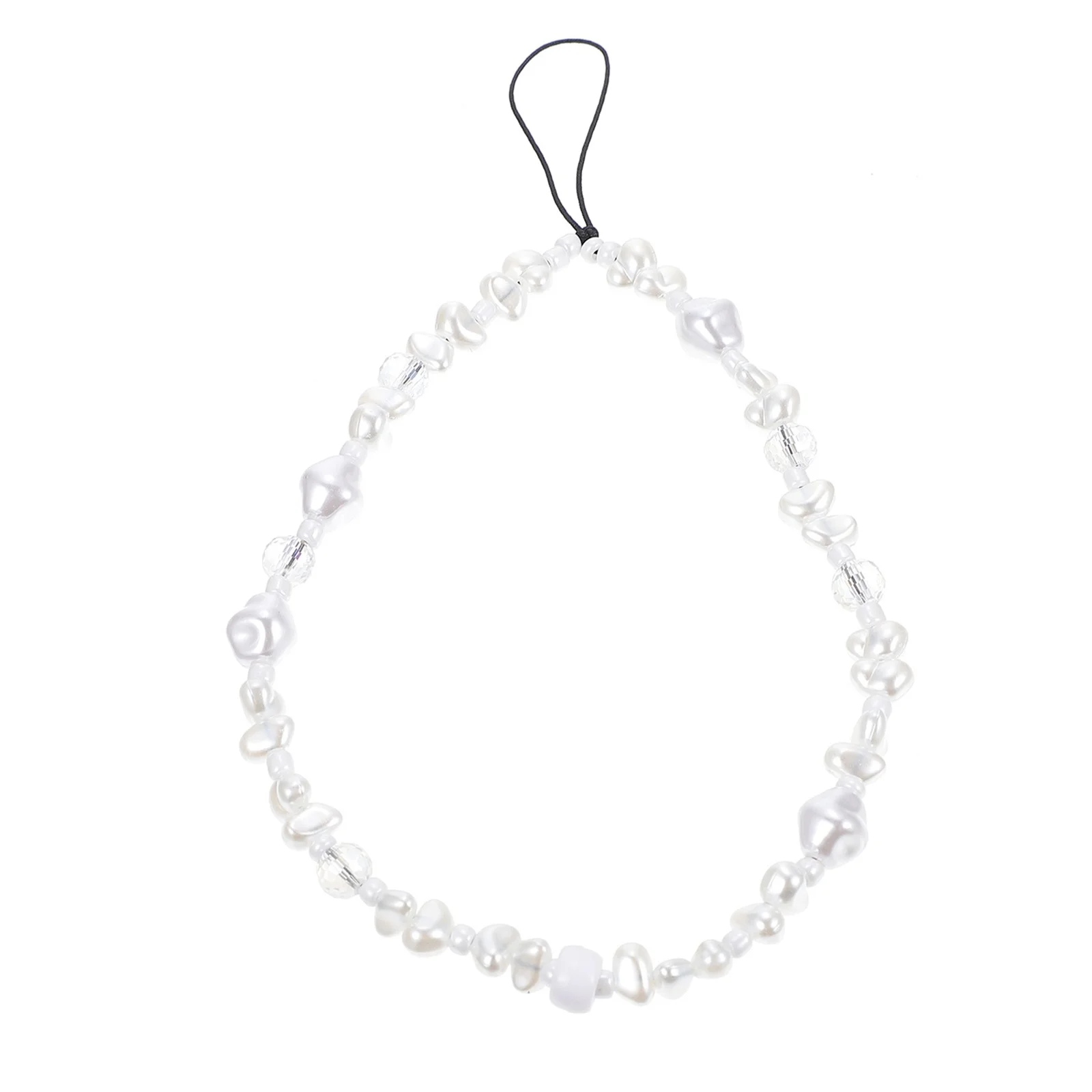 

Phone Hanging Chain Simulation Pearl Phone DIY Accessory Mobile Phone Ornament Phone Hanging Chain DIY Hanging Chain