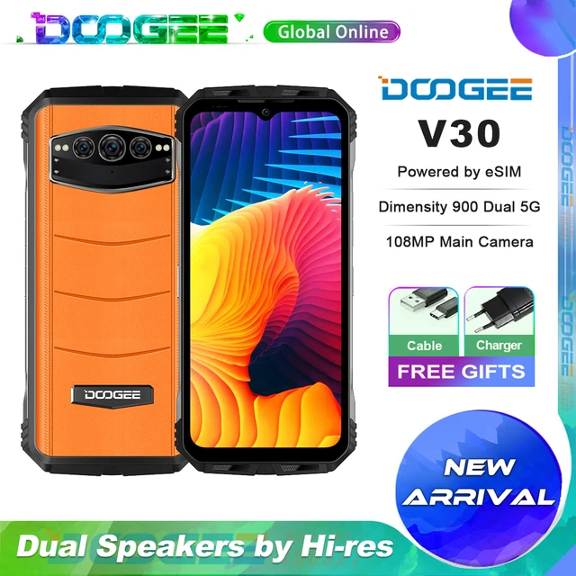 DOOGEE V30 Dual 5G Rugged Phone eSIM 6.58"FHD 120Hz Display