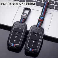 234 buttons zinc alloy remote key case shell cover for toyota avalon camry rav4 corolla highlander car key bags keychain set