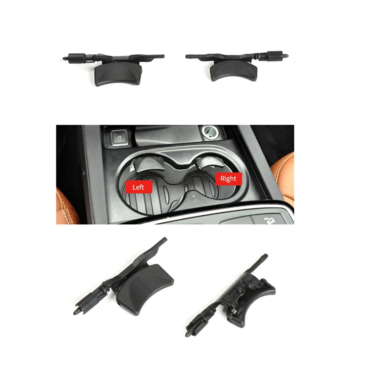 

1666806402 Car Center Console Water Cup Holder Buckle Clip