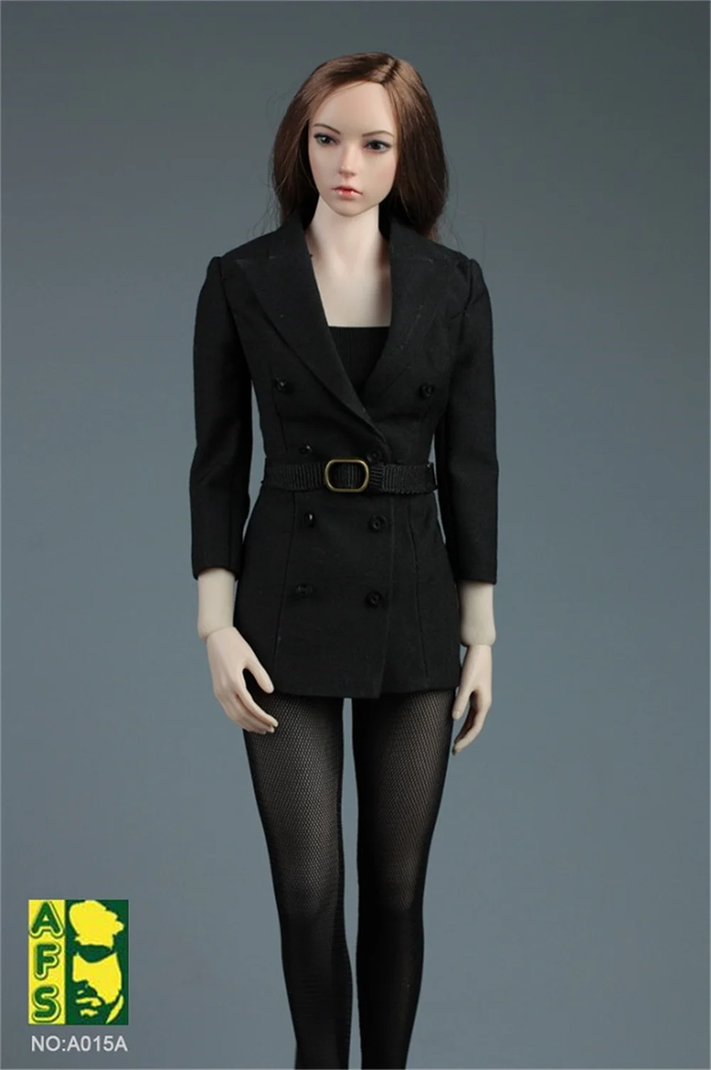 

Female Business Uniform SuitAFS A015 1/6 Scale Women's Slim Tight Pantyhose Chest Wrap High Heel Model for 12'' Action Figure