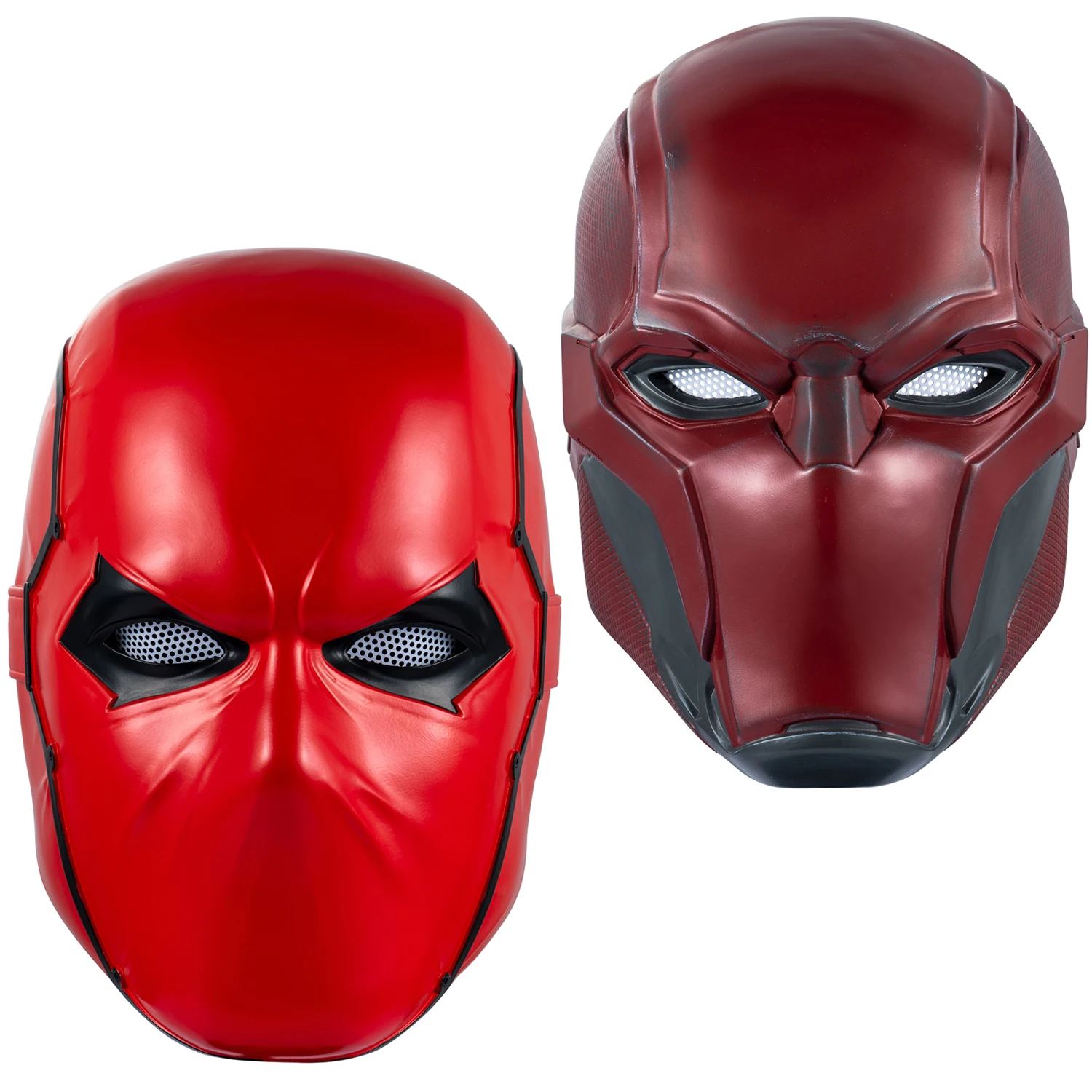 

Movie Red Hood Mask Adult Unisex Jason Todd Cosplay Resin Helmet with Mesh Eye Masks Props Halloween Carnival Costume