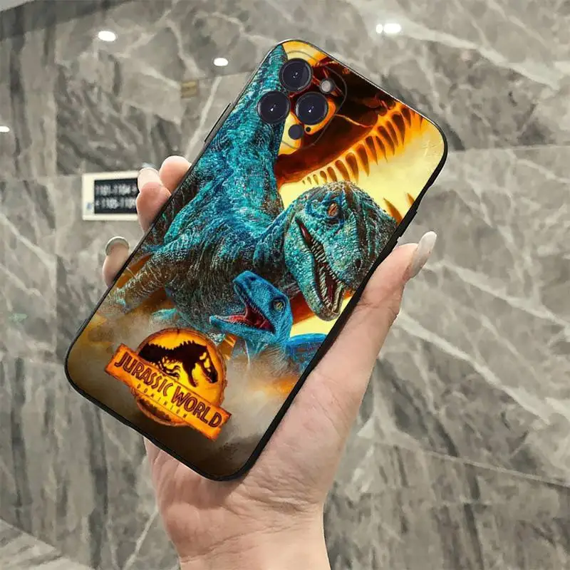 YNDFCNB World Jurassic Park Phone Case For iPhone 14 11 12 13 Mini Pro XS Max Cover 6 7 8 Plus X XR SE 2020 Funda Shell