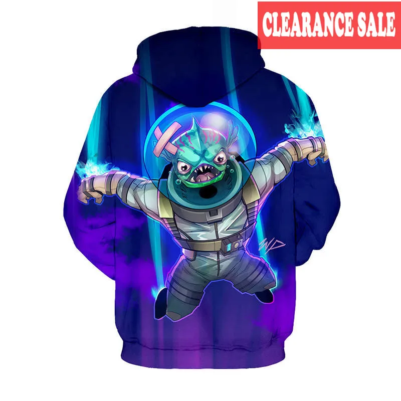 Толстовка с капюшоном для мальчиков/девочек 3-14 лет 3D принтом игровой