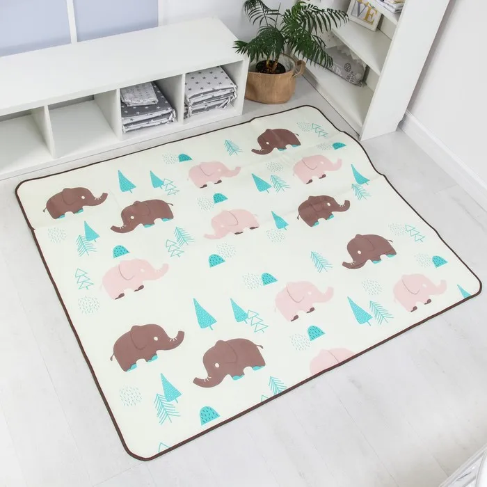 Коврик детский на фольгированной основе Слоник р-р 175х150х0 5 см. Крошка Я |