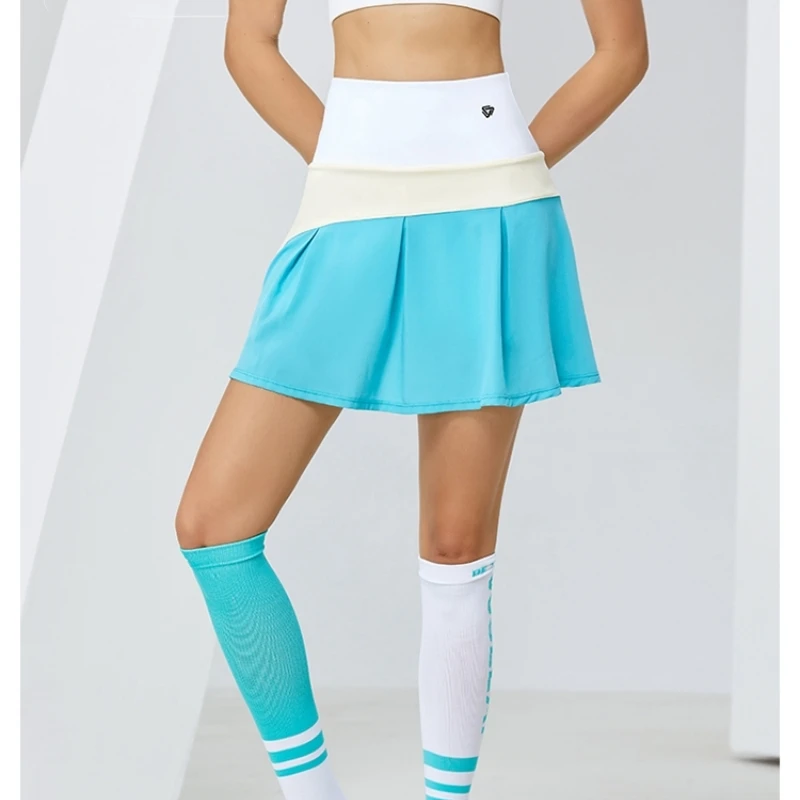 High Quality Sports Golf Pleated Skirt Women Tennis Skirts Fashion Fitness Shorts Badminton Running Short Athletic Workout Skort