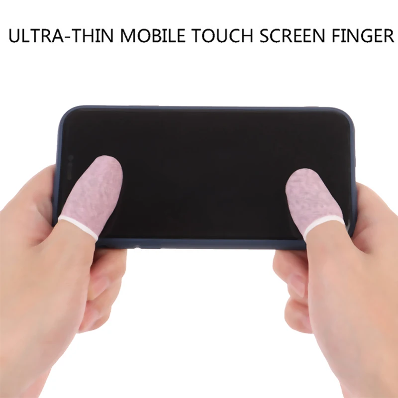 

6 Pcs Sweat-proof Mobile Game Thumb Finger Sleeve Touch Screen Sensitive Gloves