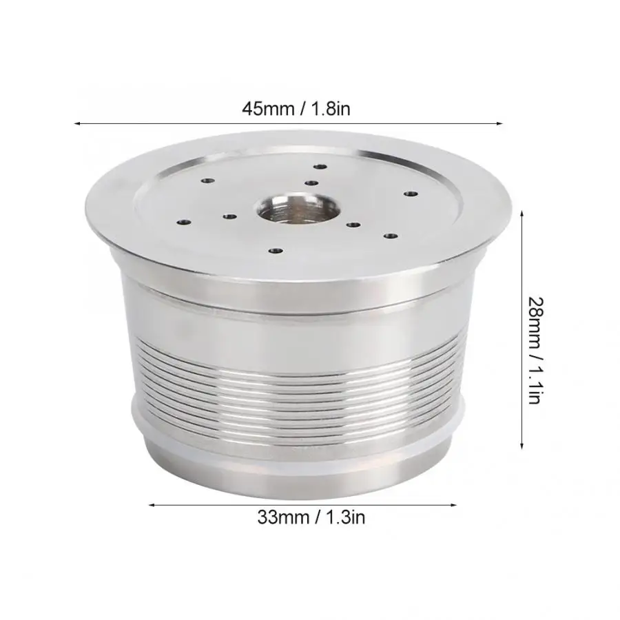 Stainless Steel Reusable Coffee Capsule Cup Filter Fit for Caffitaly Wacaco Tchibo Machine Accessories | Дом и сад