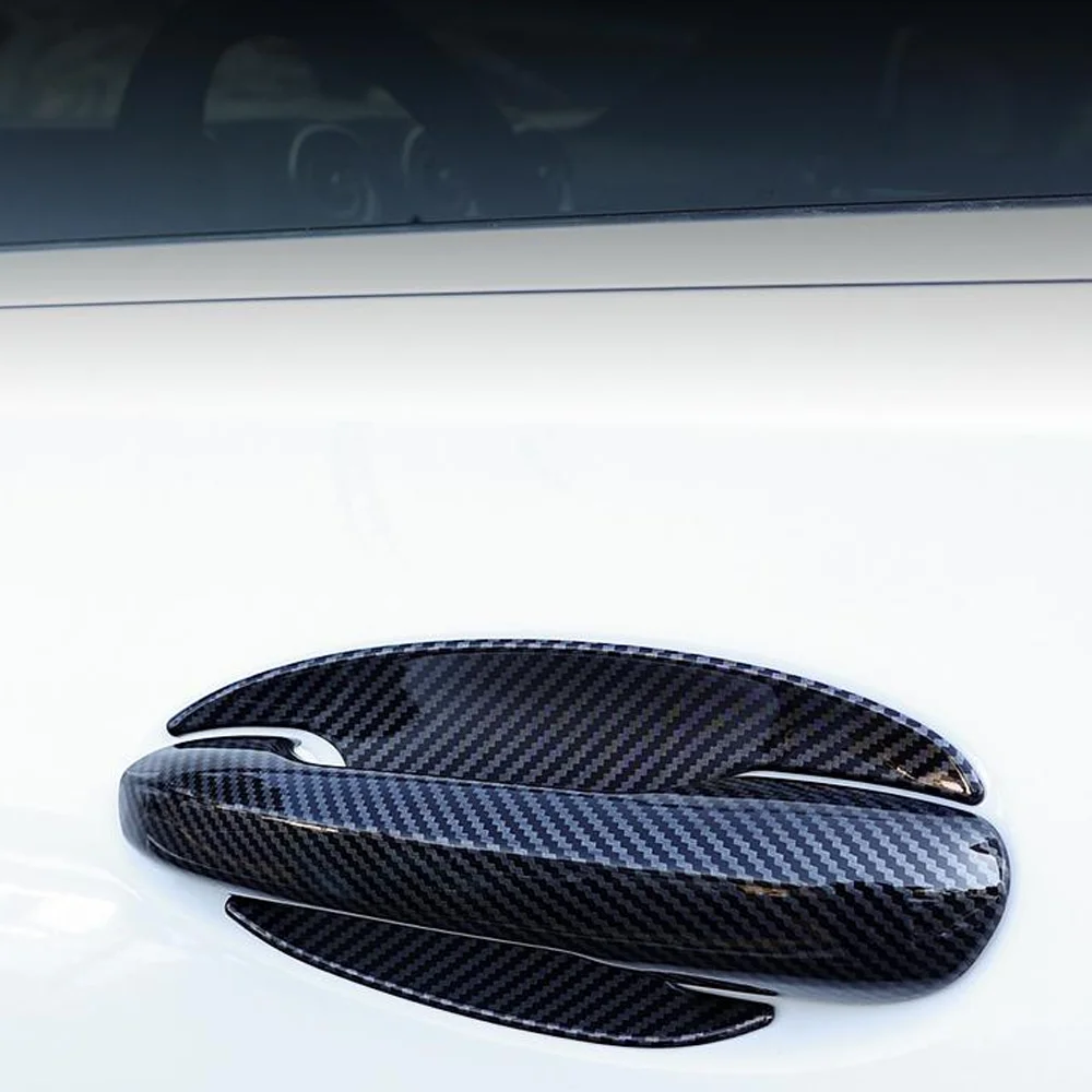 Фото Накладки на ручки дверей для Mercedes-Benz GLC X254 C254 250 300 2023~2026 2024, ABS-наклейки, декоративные элементы для защиты от царапин, аксессуары для экстерьера №5
