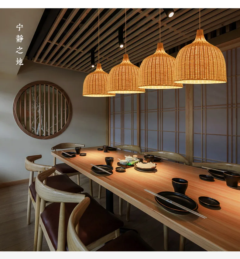 Подвесные светильники из ротанга бамбуковый фонарь подвесной светильник ручной