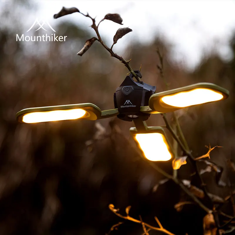 

Outdoor Camping Solar Clover Lamp Multifunctional Lighting Tent Camp Lamp Outdoor Camping Gear