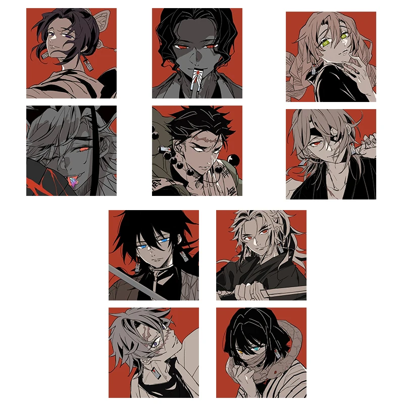 

Anime Demon Slayer Tomioka Giyuu Heat Transfer Printed Stripe Patch DIY Iron-on Washable Custom T-Shirt Decorate