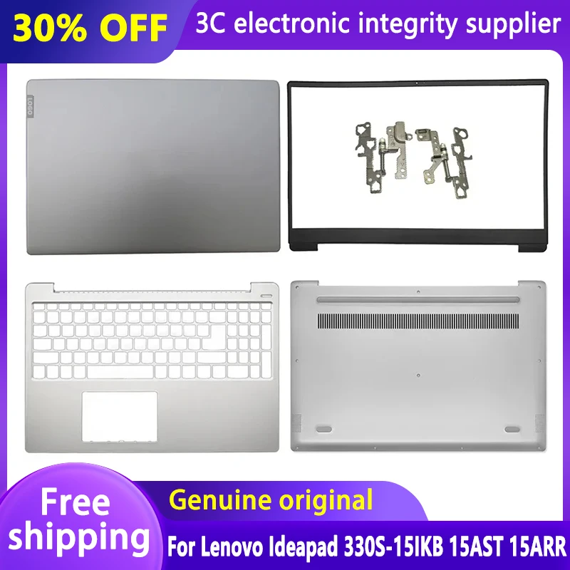 Новинка для ноутбука Lenovo Ideapad 330S-15IKB 330S-15AST 330S-15ARR задняя крышка ЖК-дисплея Передняя панель Упор для рук Нижняя крышка верхний корпус