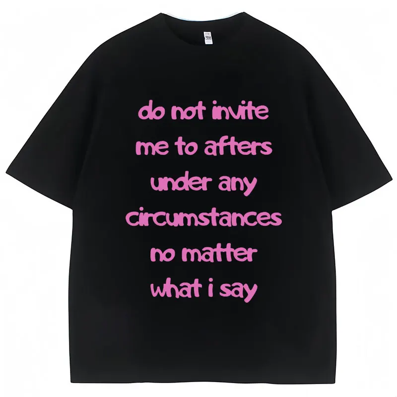 Женская футболка с коротким рукавом и надписью Do No invte Me