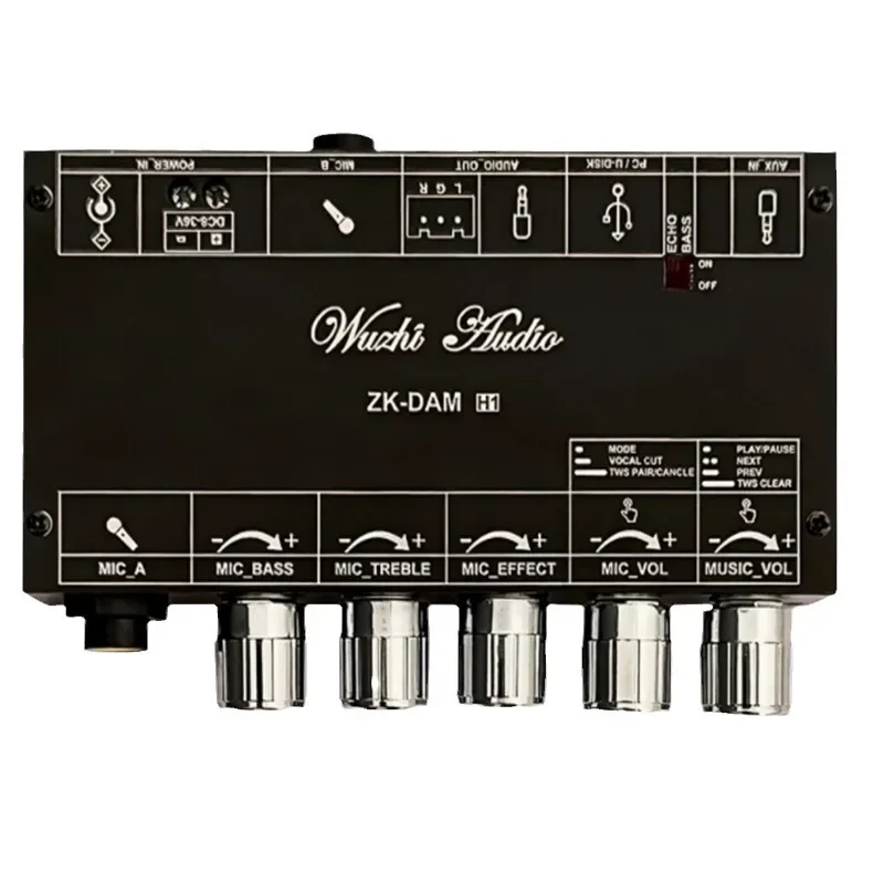 Dam h1karaokmixer предэффектор микрофоonekong пение с Bluetooth USB флэш-накопителем