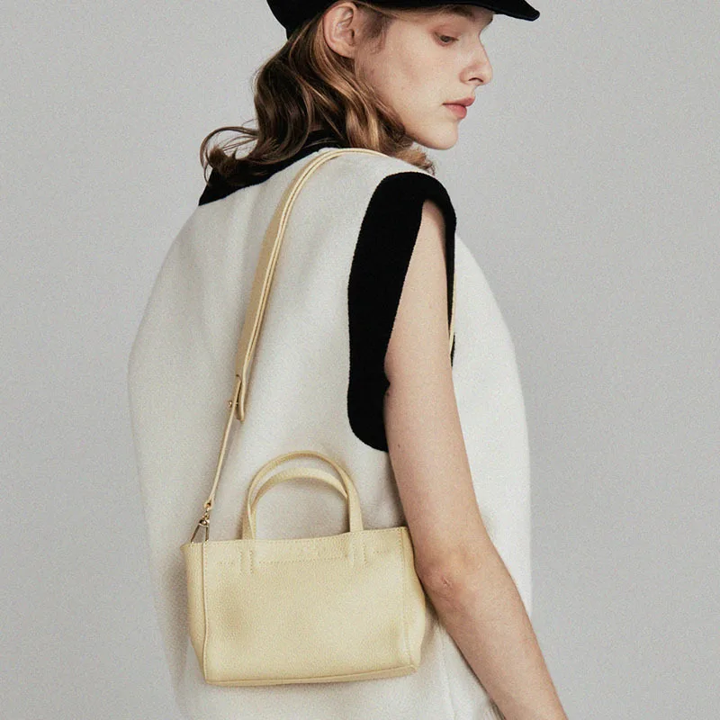

Новое поступление 2023, французская мини сумка Baotou из натуральной яловой кожи, женская сумка на одно плечо