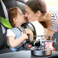 10ml car aromatherapy diffuser wear resistant attractive ornament helicopter design solar power auto car rotate aroma for car