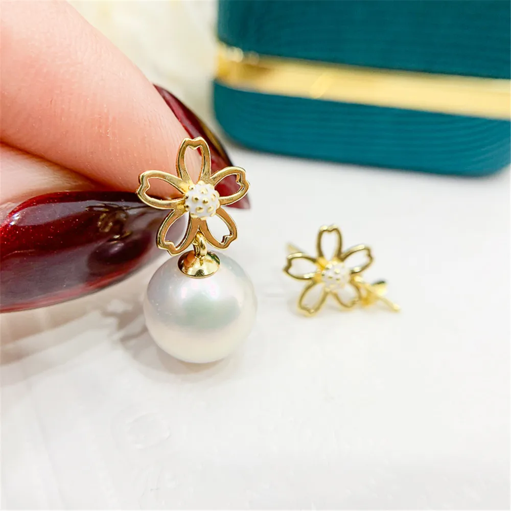 

Серьги-гвоздики из серебра 925 пробы, с жемчугом