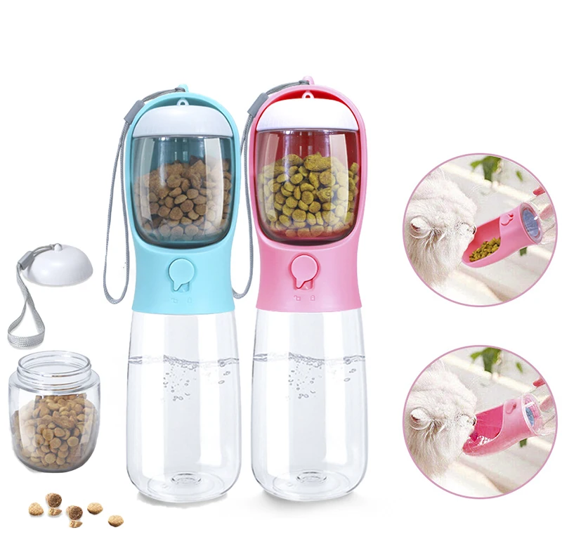 

Портативный Поильник для собак, емкость с герметичной чашей для путешествий, подходит для питомцев