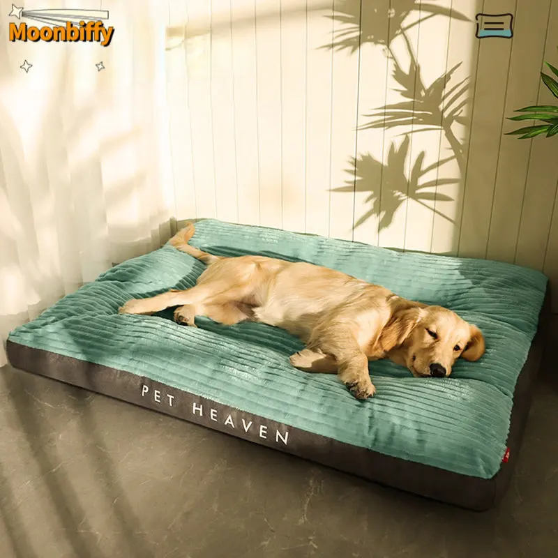 

Коврик для больших собак, вельветовый коврик для средних и больших собак, кровать для сна большого размера, утолщенный диван для собак, съемные моющиеся принадлежности для домашних животных