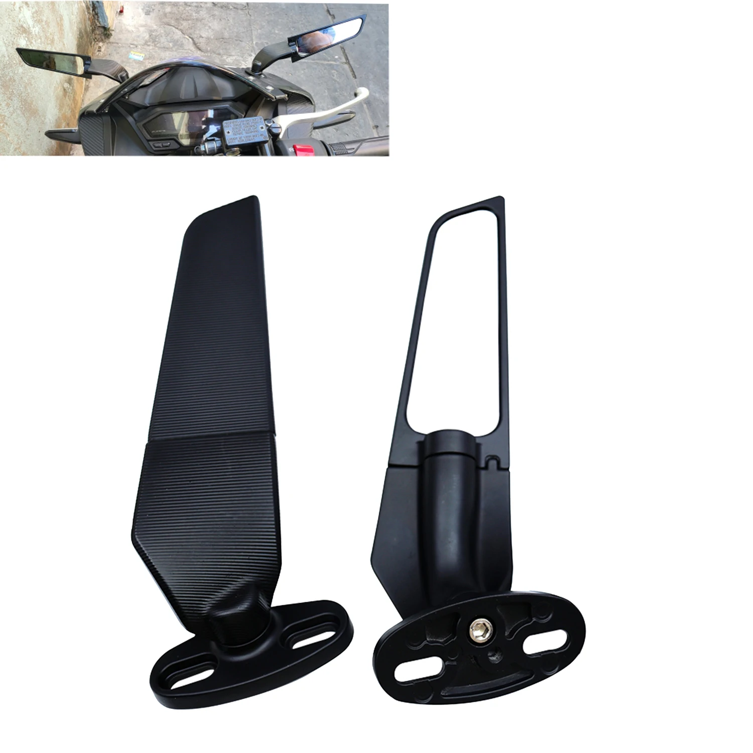 

Мотоциклетное алюминиевое регулируемое вращающееся поворотное боковое зеркало заднего вида с крыльями ветра для DUCATI PANIGALE V2 V4 V4S 899 9 59 1199