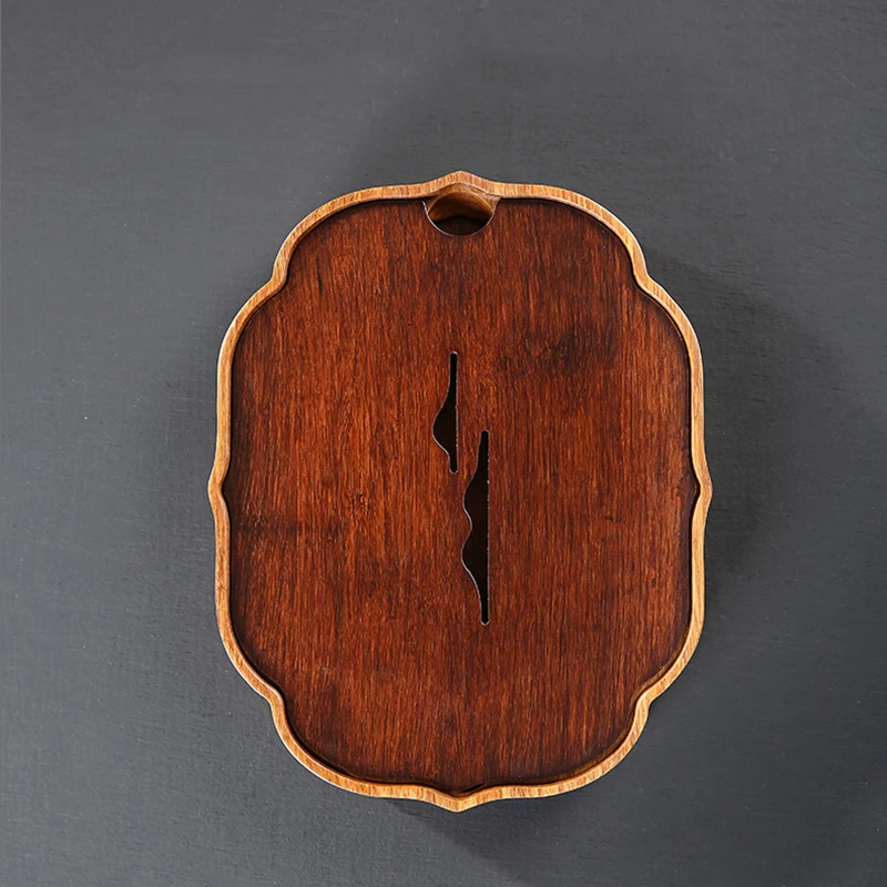 

Creative Bamboo Tea Tray Square Tea Accessories Tables Decorative Trays Tea Tray Japanese Vassoio Legno Teaware Tools KC50CP