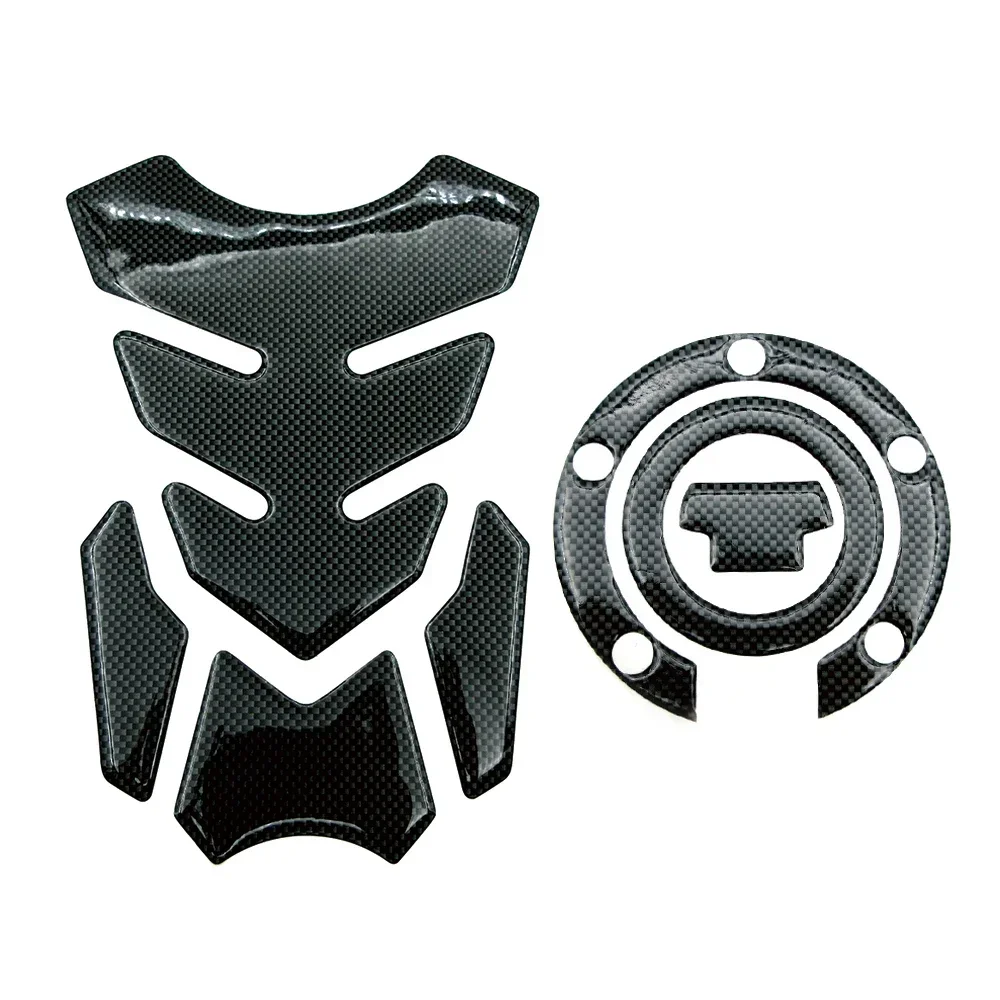 Углеродное волокно крышка топливного газа мотоцикла защитная накладка на бак