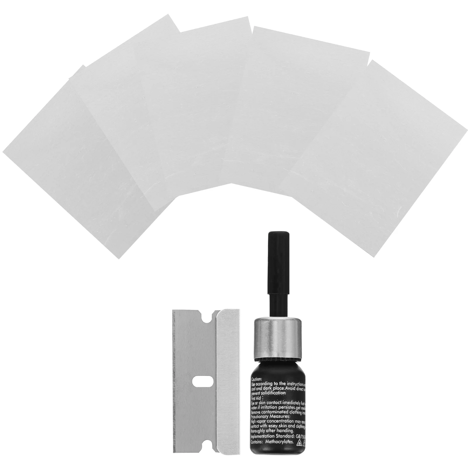 

2 Sets Glass Repairing Liquid Windshield Replenisher Vehicle Auto Tool Fluid Car