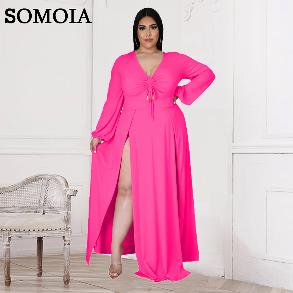 

Женское вечернее платье с длинным рукавом, на шнуровке