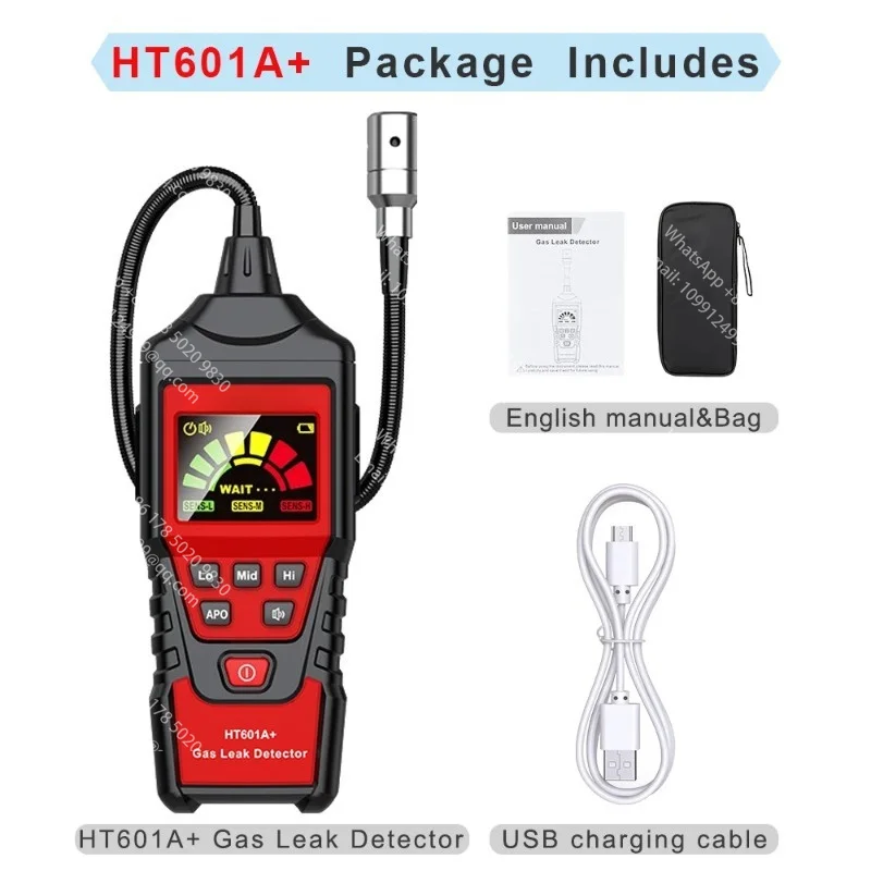 Детектор утечек HT601B + PRO, гибкий зонд, быстрое реагирование (art.: 3920db94fb9ed) - 3920db94fb9ed