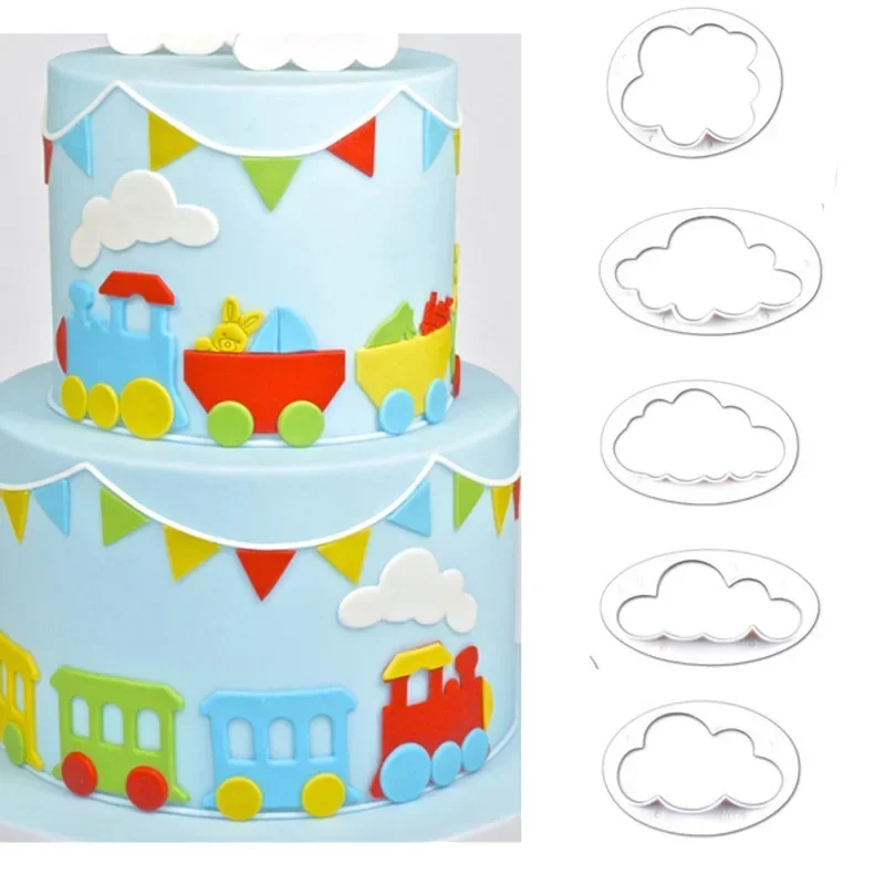 

Форма для торта Cartoon Car Tractor Train из пластика