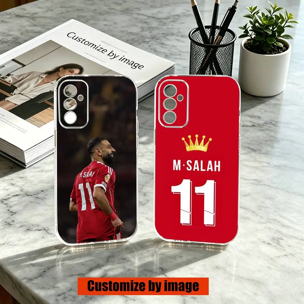 Фото Чехол для телефона Football Star 11 Mohamed-d Salah для Samsung A10,12,20,21S,30,31,40,50,51,52,70,71, прозрачный чехол №1