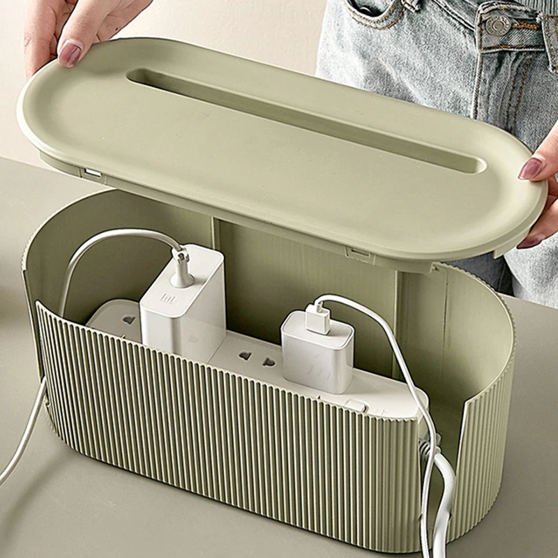 

Nordic Plug Board Storage Box Cable Wire Organizer Case Socket Wireless WiFi Router Bracelet Desktop Data Line Plug Holder Shelf