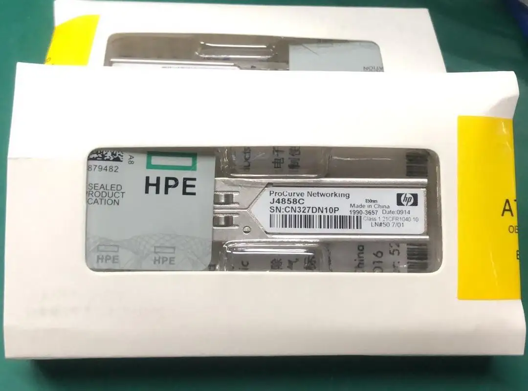 

Новый J4858C 1000BASE-SX SFP 550 нм м DOM Дуплексный LC MMF модуль приемопередатчика для серии переключателей HPE Aruba и FlexFabric