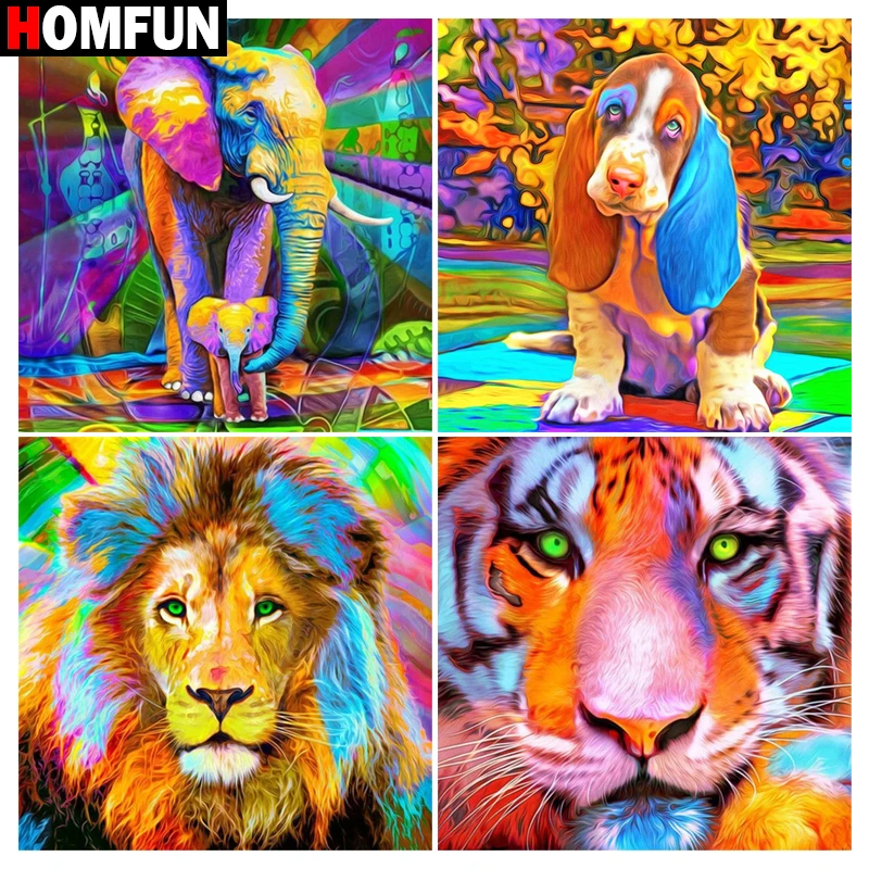 Алмазная 5D Вышивка HOMFUN картина цветы бабочки пейзаж вышивка крестиком полное