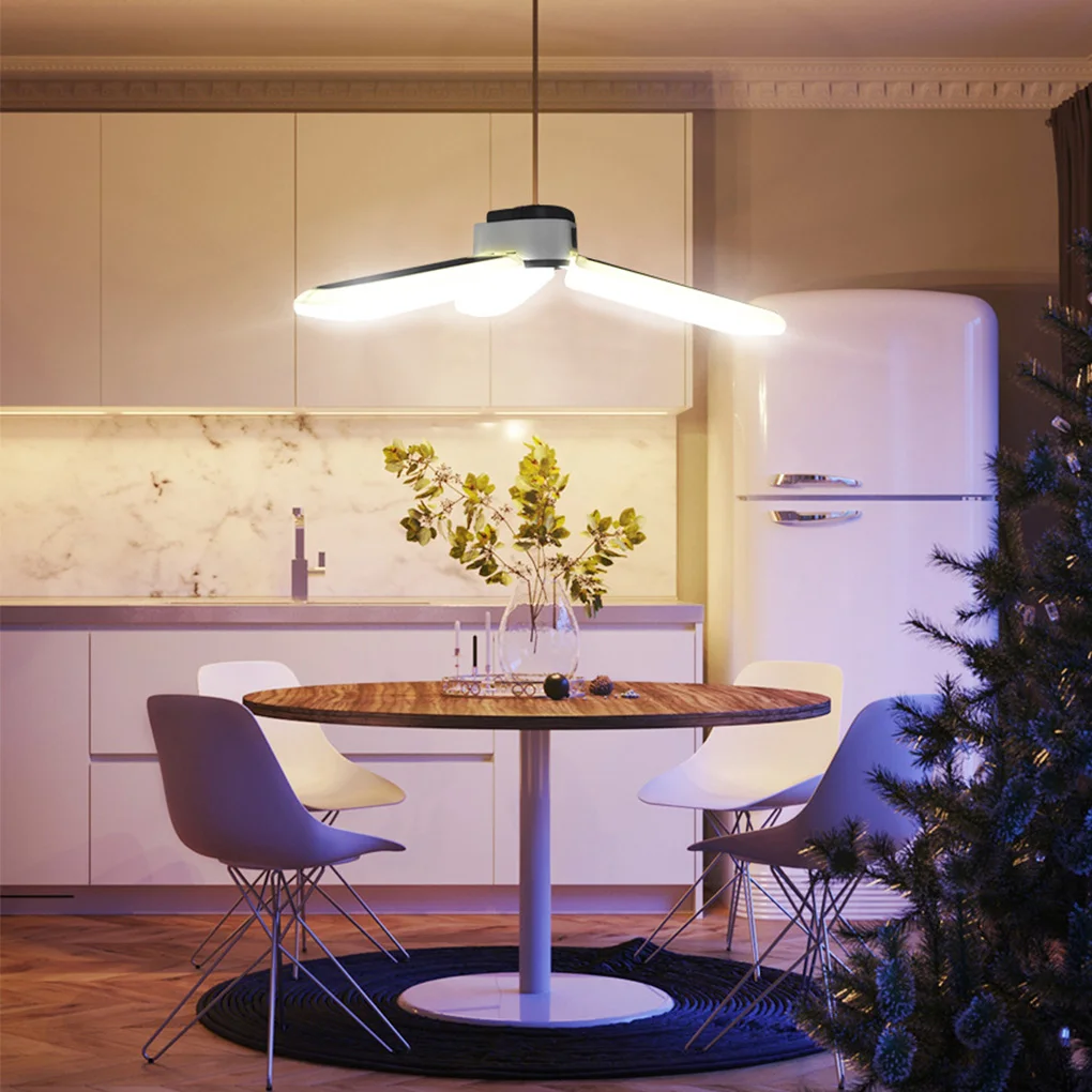 

30W Multifunctional Outdoor Camping Light 60LED Foldable Tent Lamp Rechargeable 3 Leaves Light Portable Emergency Light