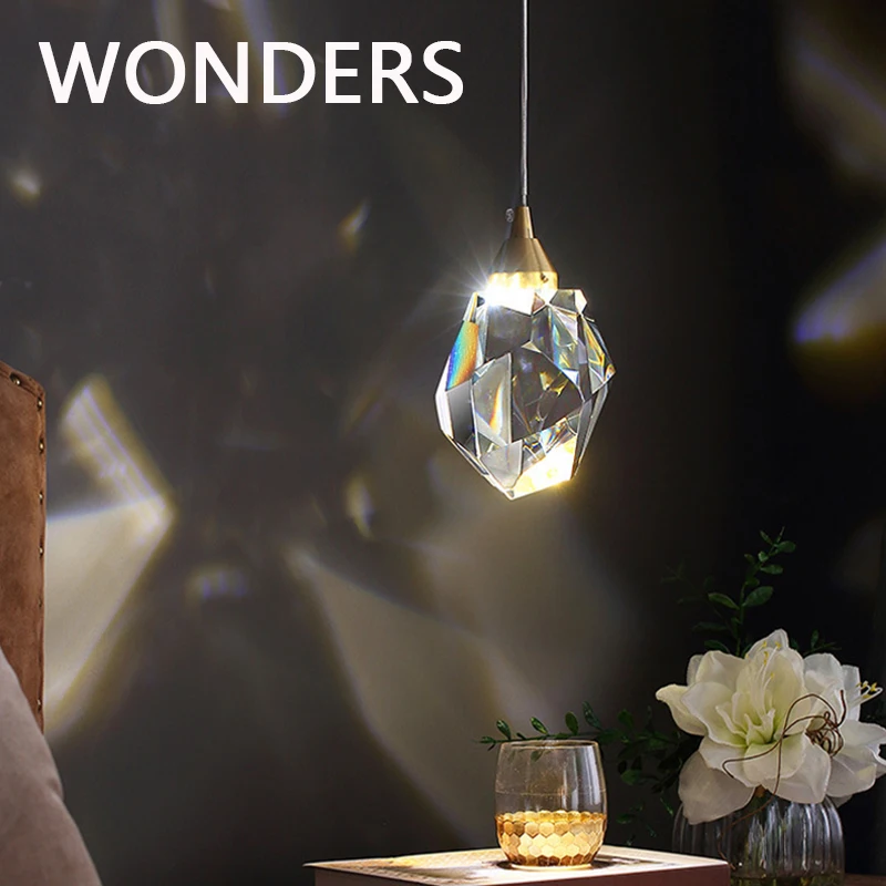 

Светодиодсветодиодный подвесные лампы в скандинавском стиле, роскошные комнатные светильники с одним наконечником для спальни, домашний д...