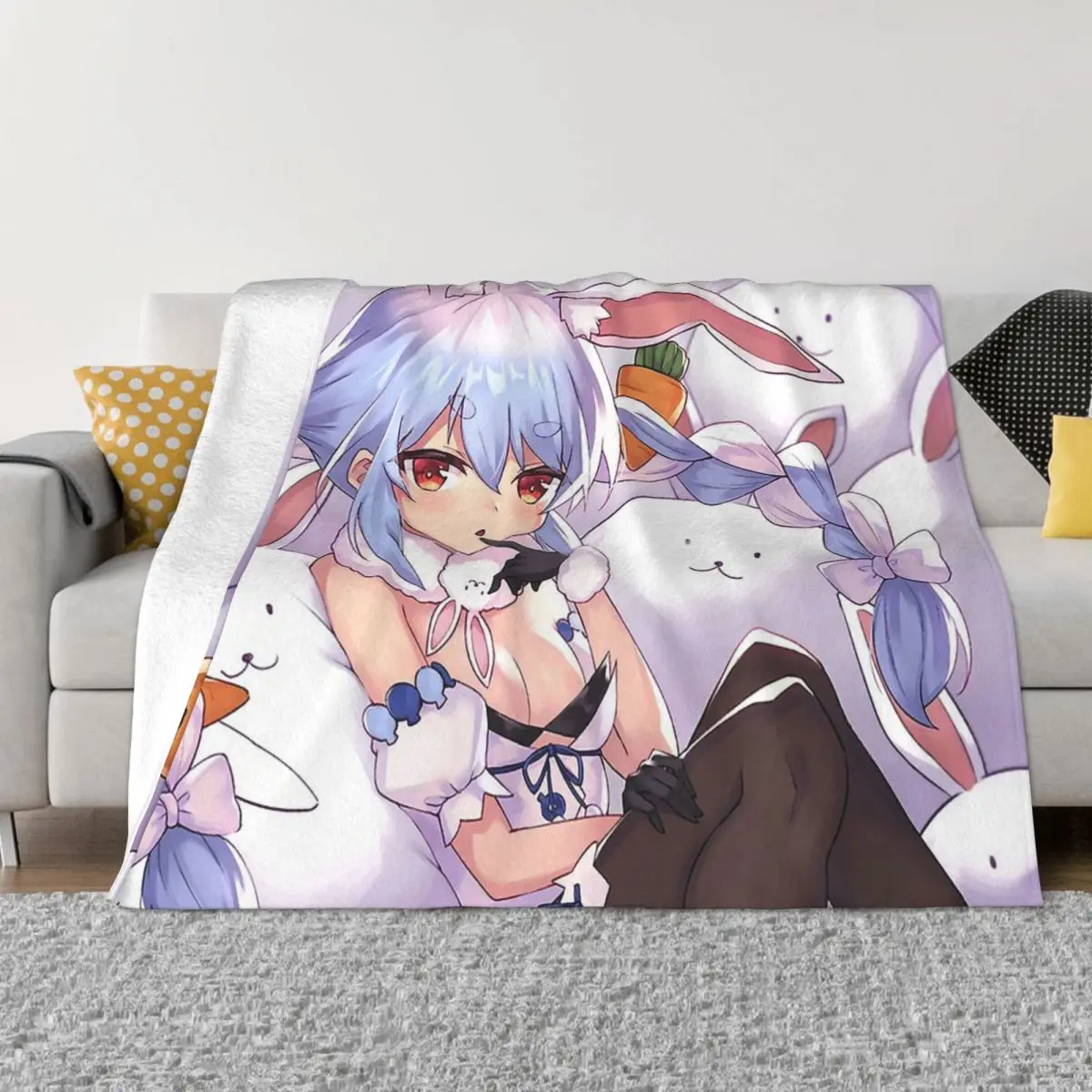 

Hololive одеяла виртуальной хост-группы из кораллового флиса